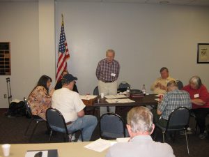 Al Parsons presiding over Board Meeting at ROPEX 2011